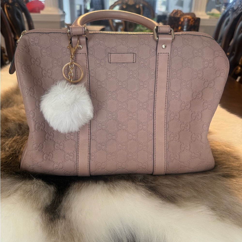 Guccissima Medium Joy Boston Winter Rose